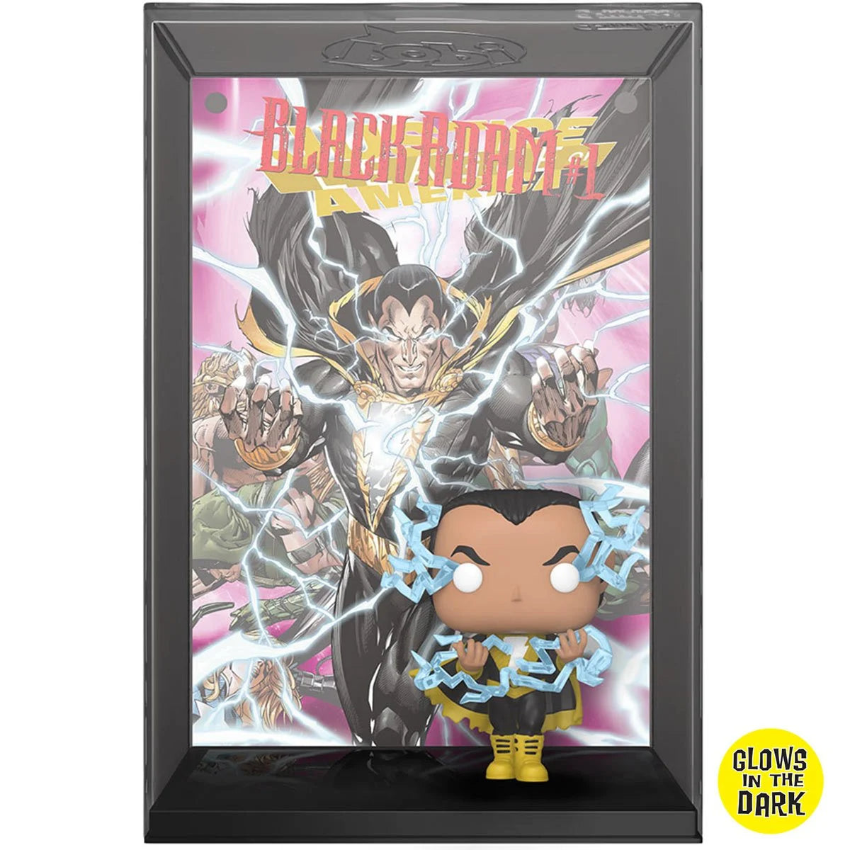 Black Adam Glow-in-the-Dark Pop! Comic Cover Figure with Case Hasbro